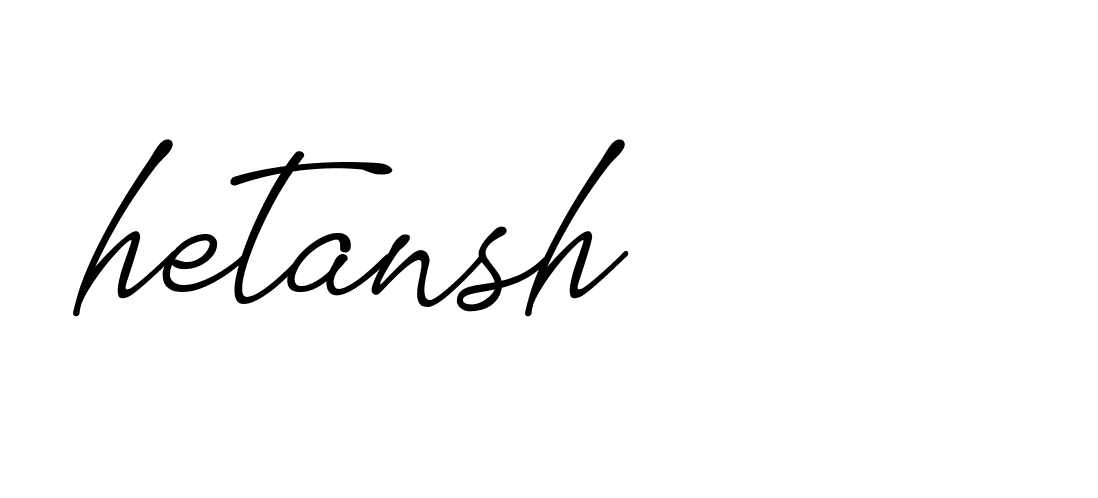 Signature of hetansh