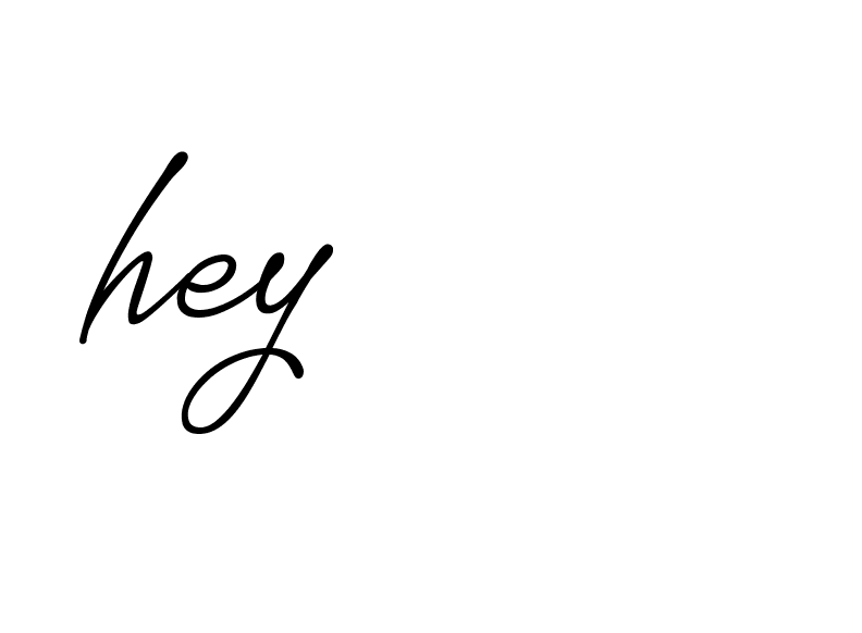 Signature of hey