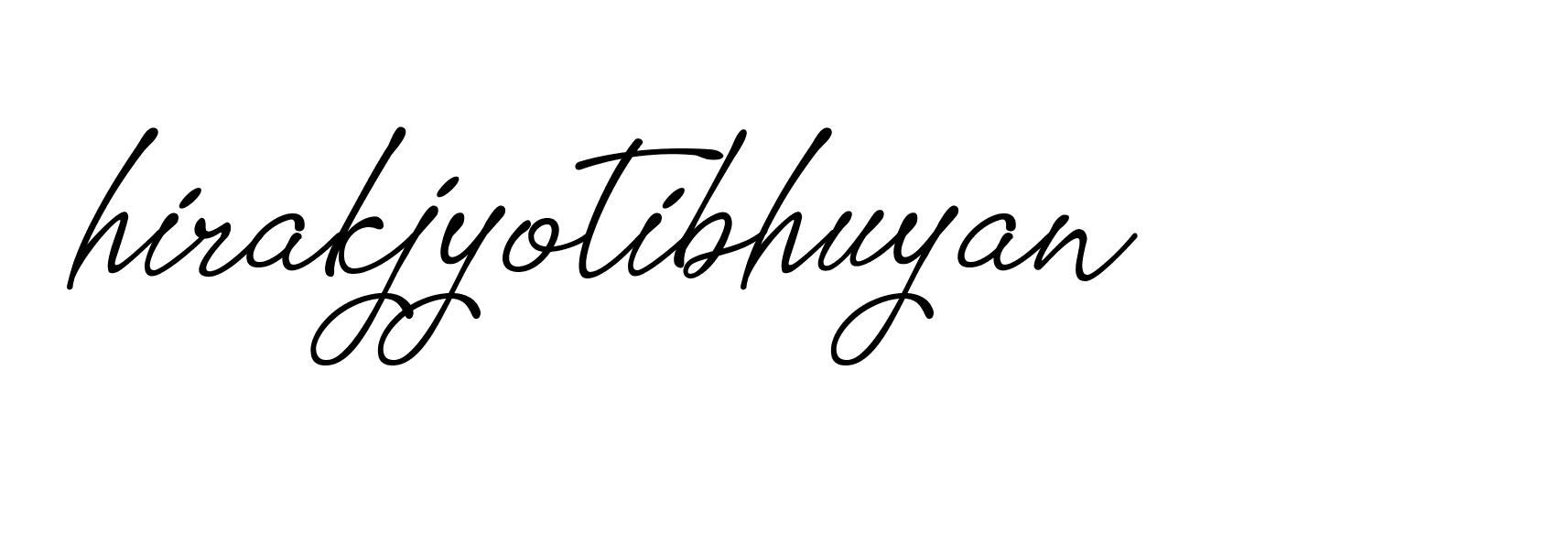 Signature of hirakjyotibhuyan