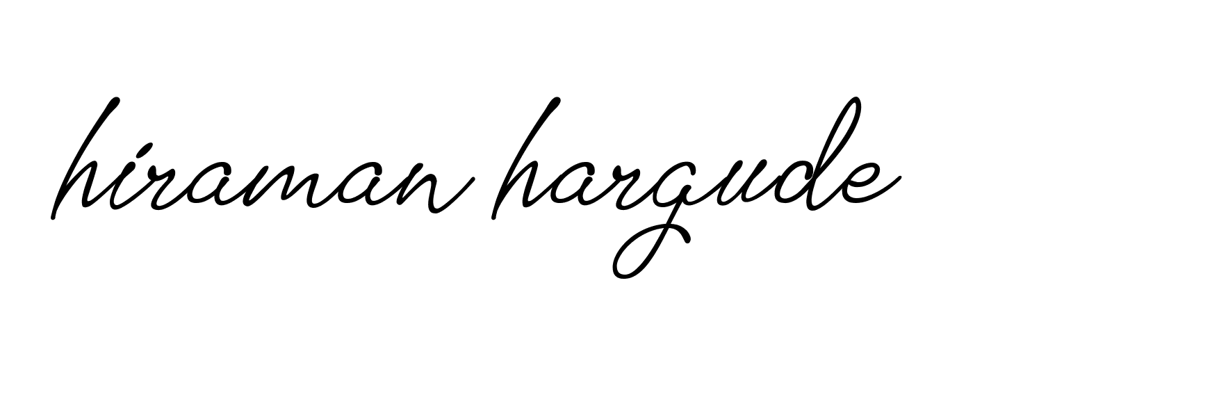 Signature of hiraman-hargude