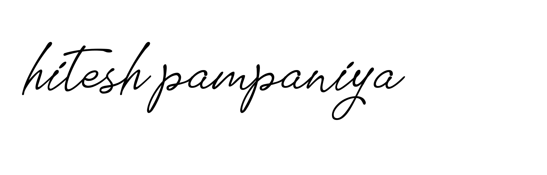 Signature of hitesh-pampaniya