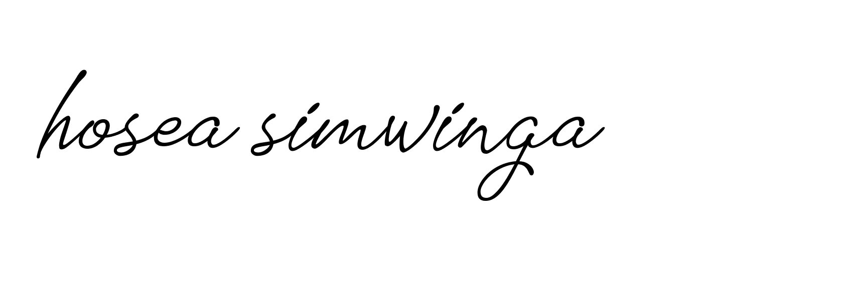 Signature of hosea-simwinga