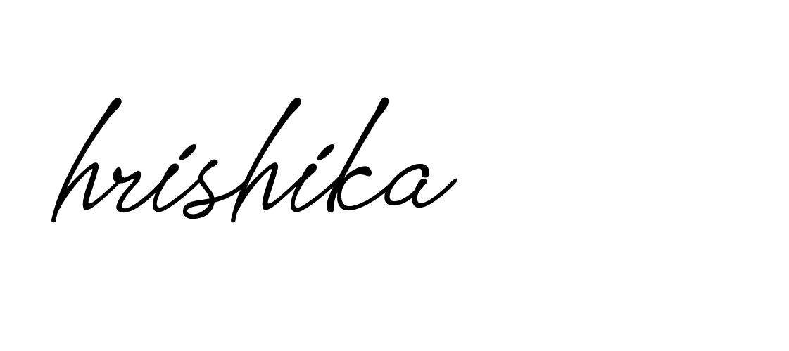 Signature of hrishika