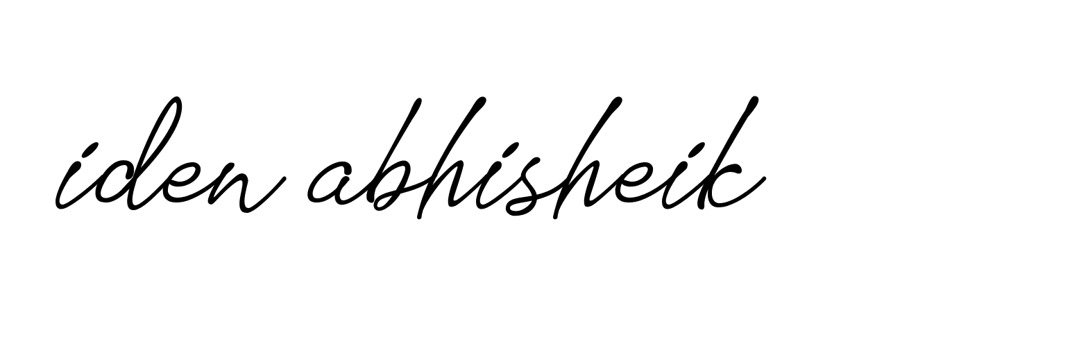 Signature of iden-abhisheik