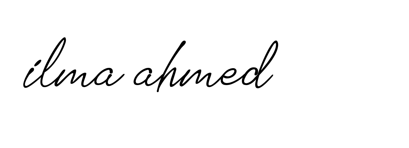 Signature of ilma-ahmed