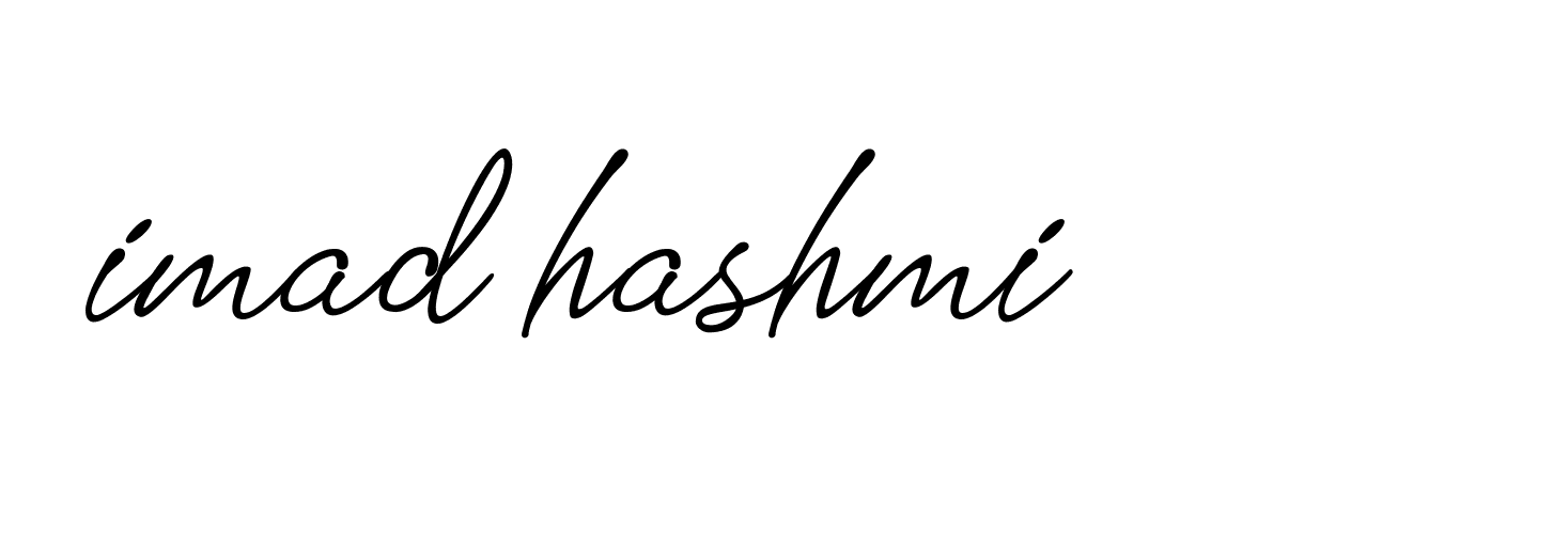 Signature of imad-hashmi