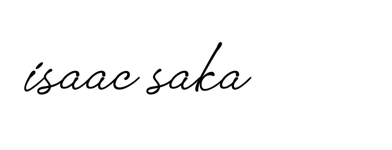 Signature of isaac-saka