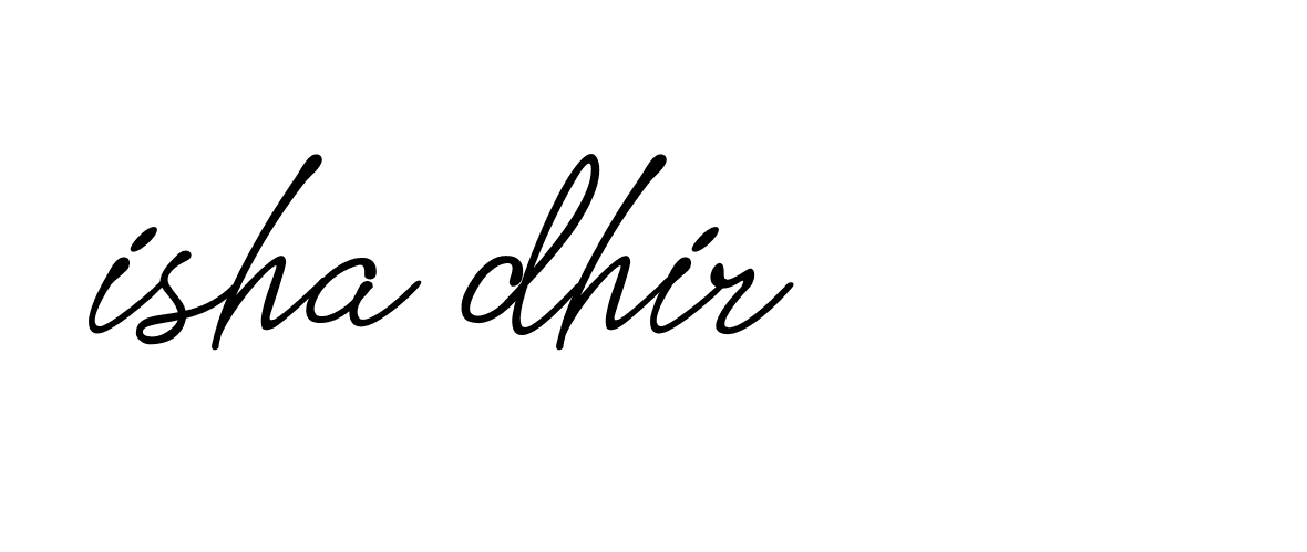 Signature of isha-dhir