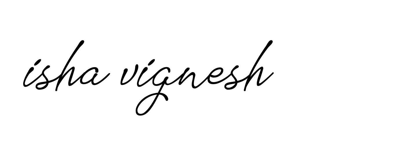 Signature of isha-vignesh