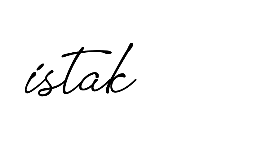 Signature of istak