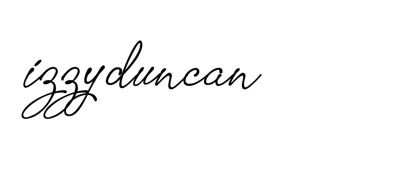 Signature of izzyduncan