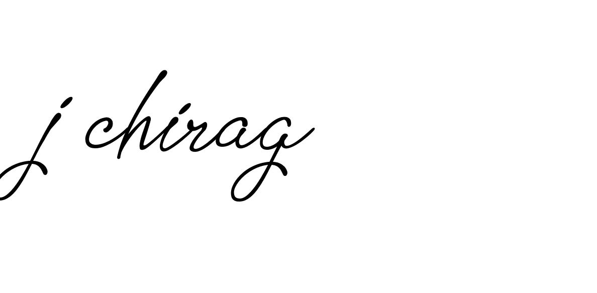 Signature of j-chirag