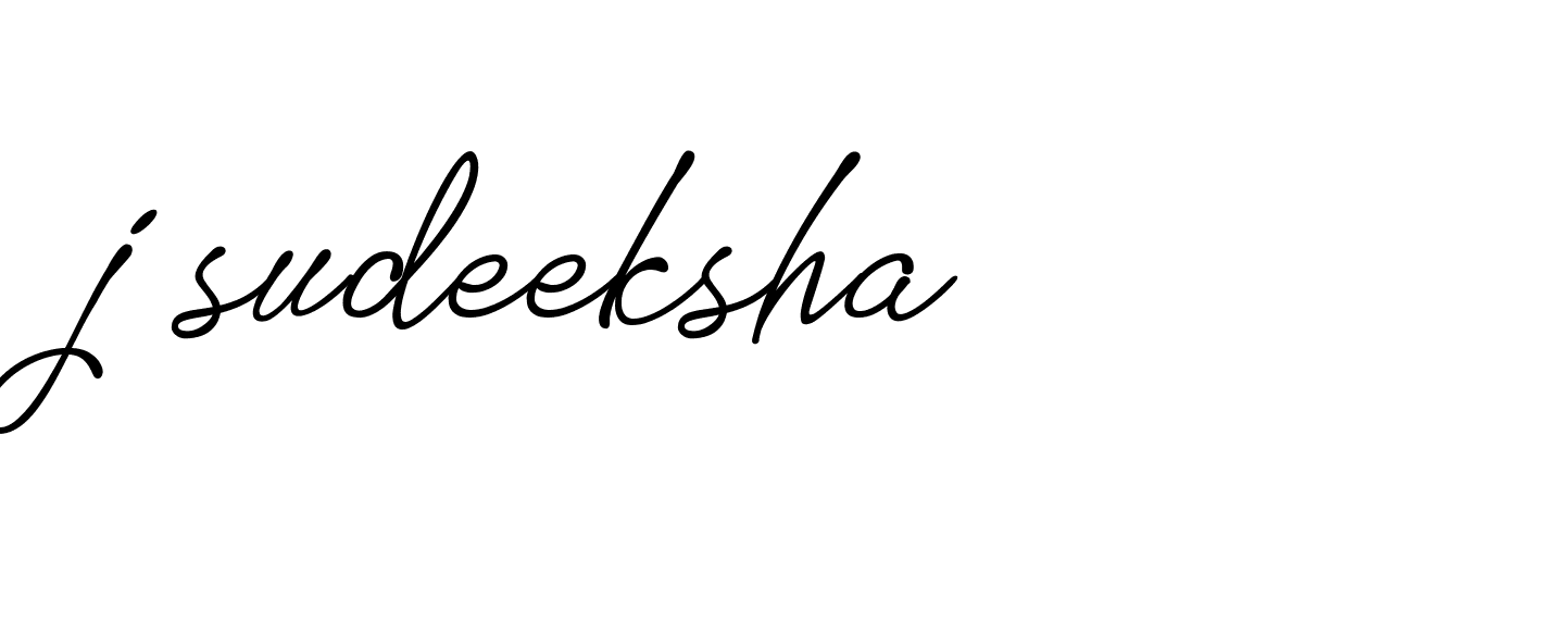 Signature of j-sudeeksha