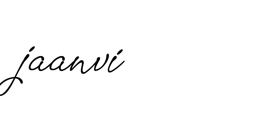 Signature of jaanvi