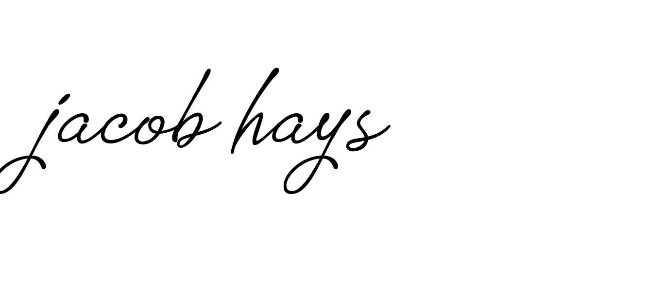 Signature of jacob-hays