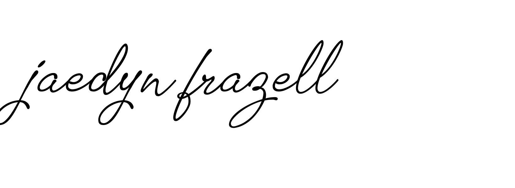 Signature of jaedyn-frazell