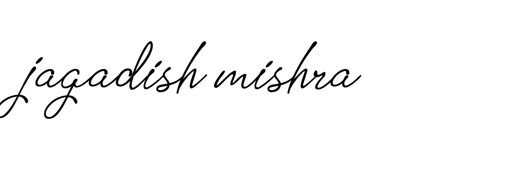 Signature of jagadish-mishra