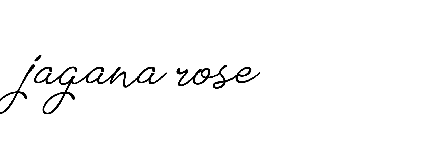 Signature of jagana-rose