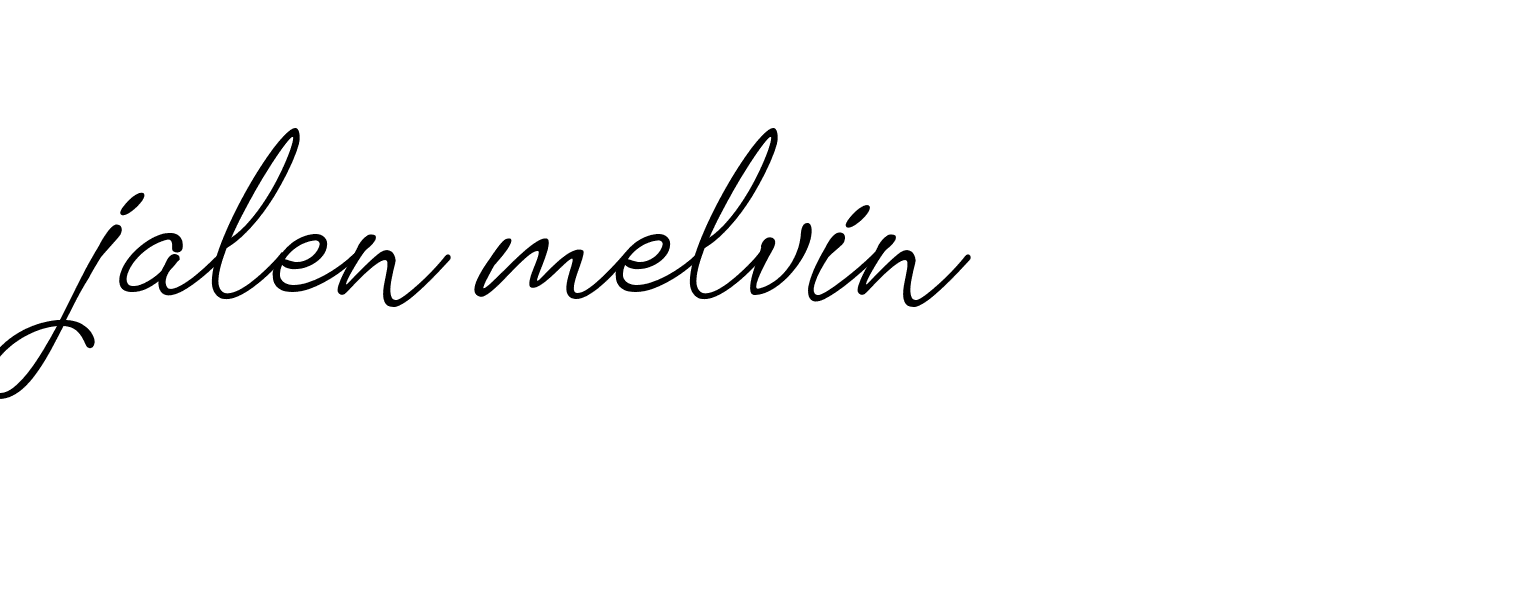 Signature of jalen-melvin