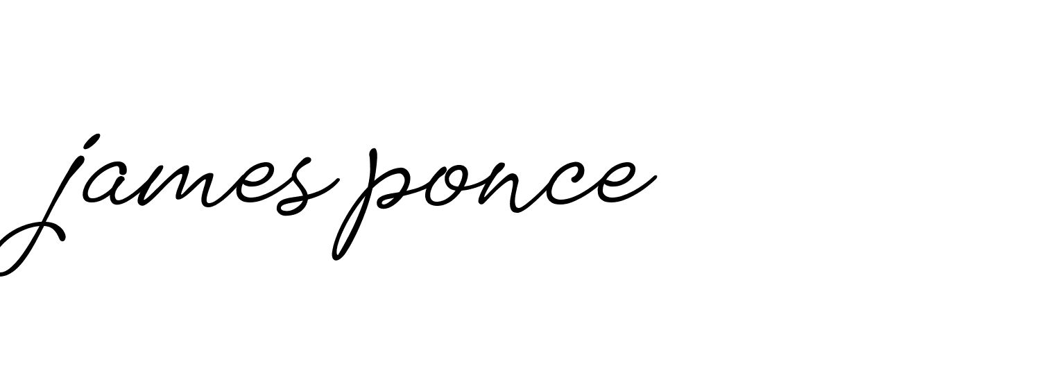 Signature of james-ponce