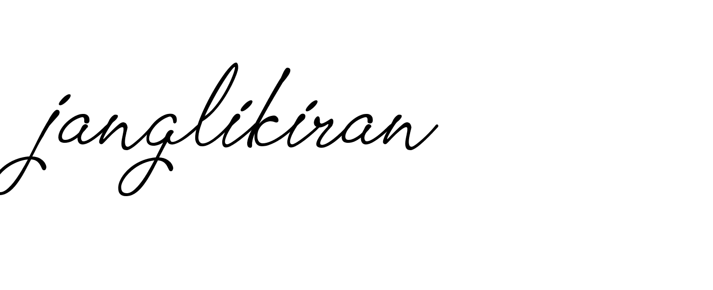 Signature of janglikiran