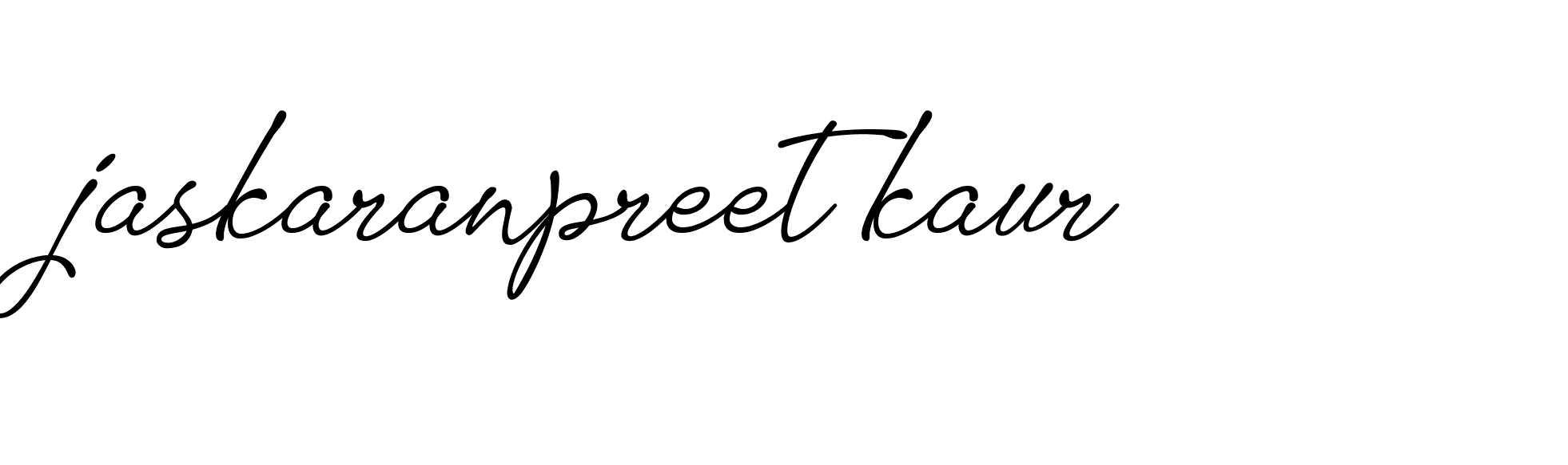 Signature of jaskaranpreet-kaur