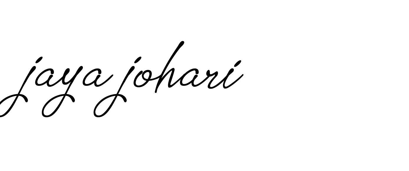 Signature of jaya-johari