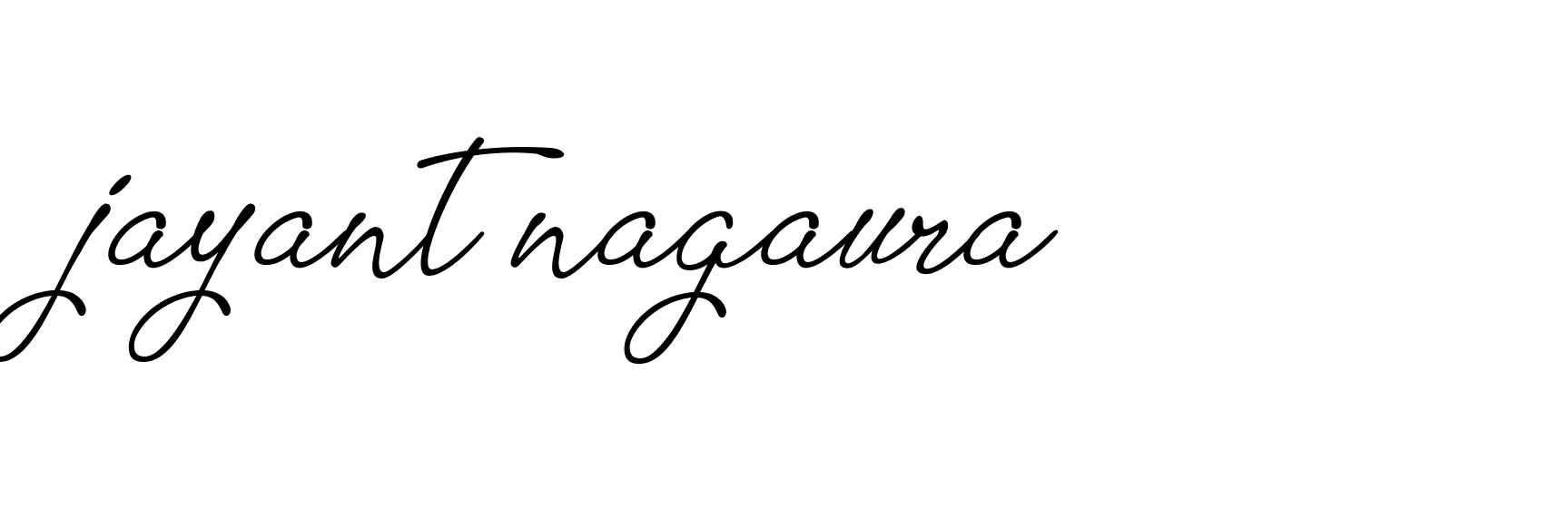 Signature of jayant-nagaura