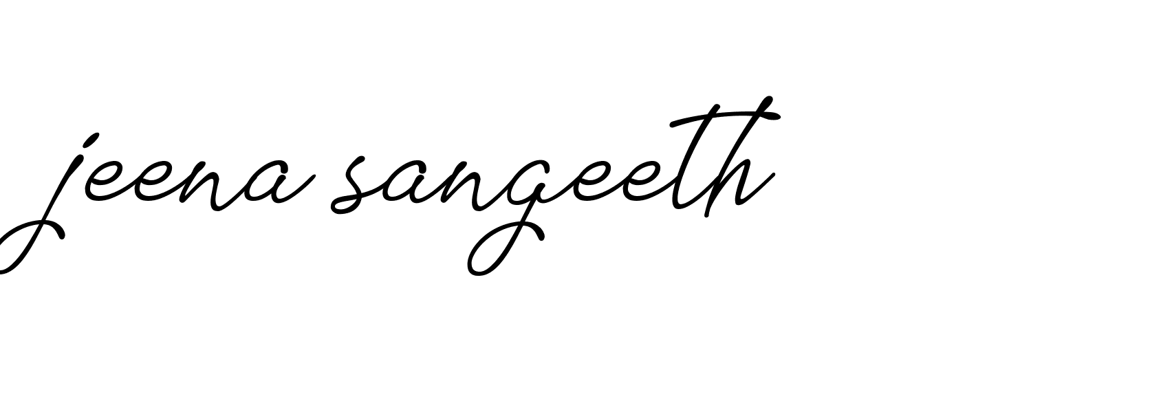 Signature of jeena-sangeeth