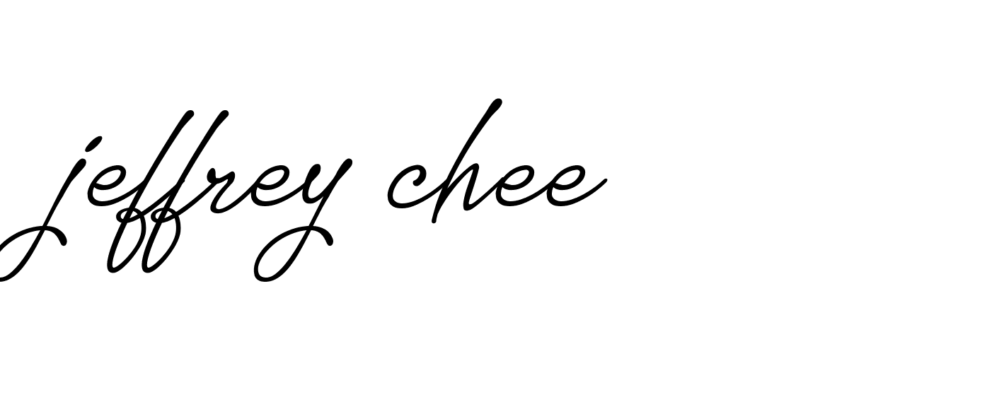 Signature of jeffrey-chee