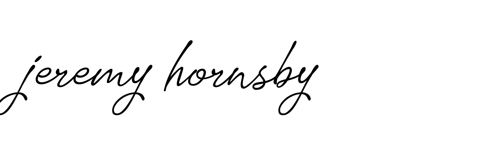 Signature of jeremy-hornsby