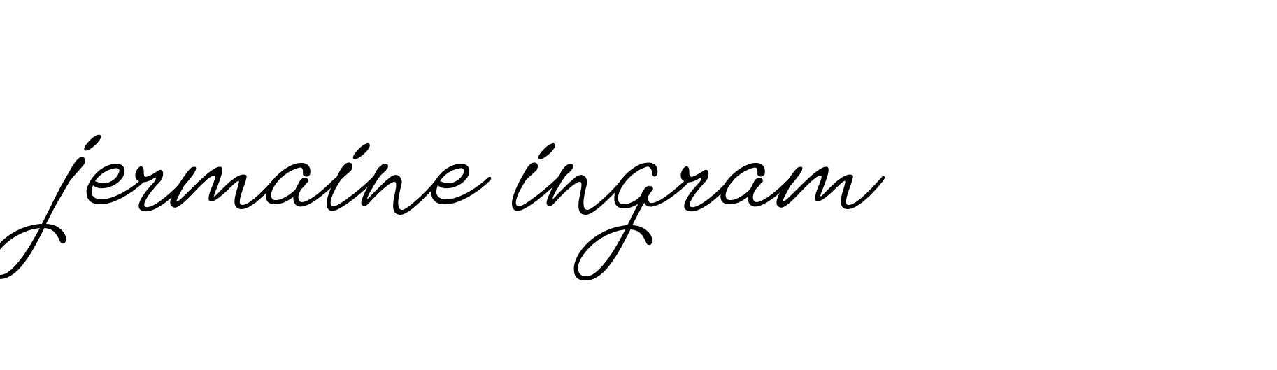 Signature of jermaine-ingram