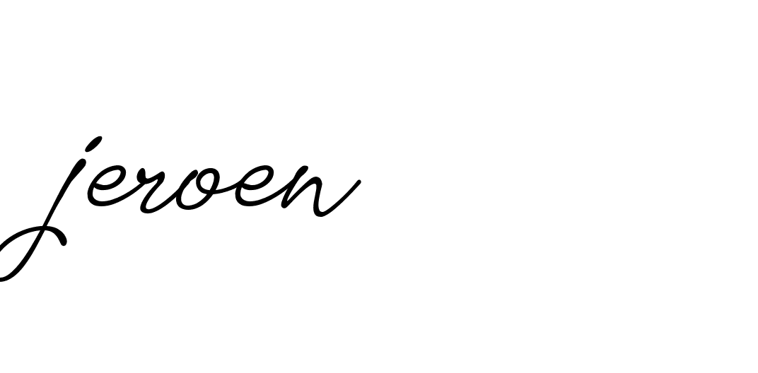 Signature of jeroen