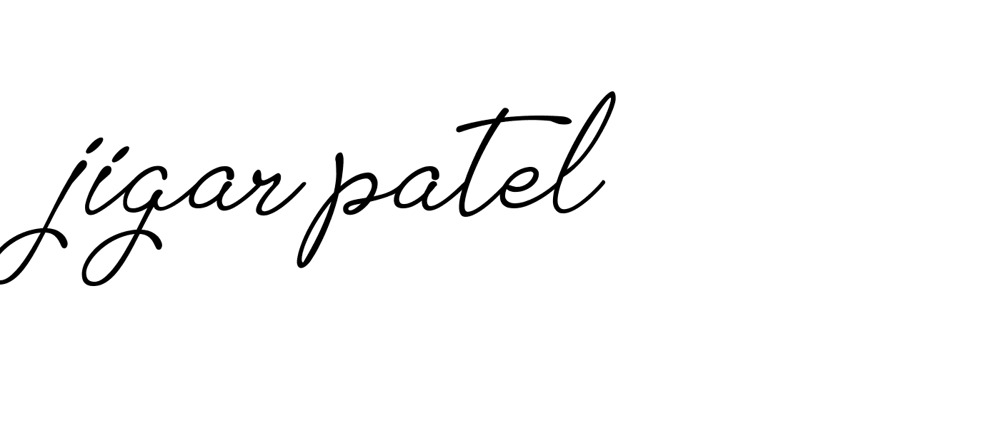 Signature of jigar-patel