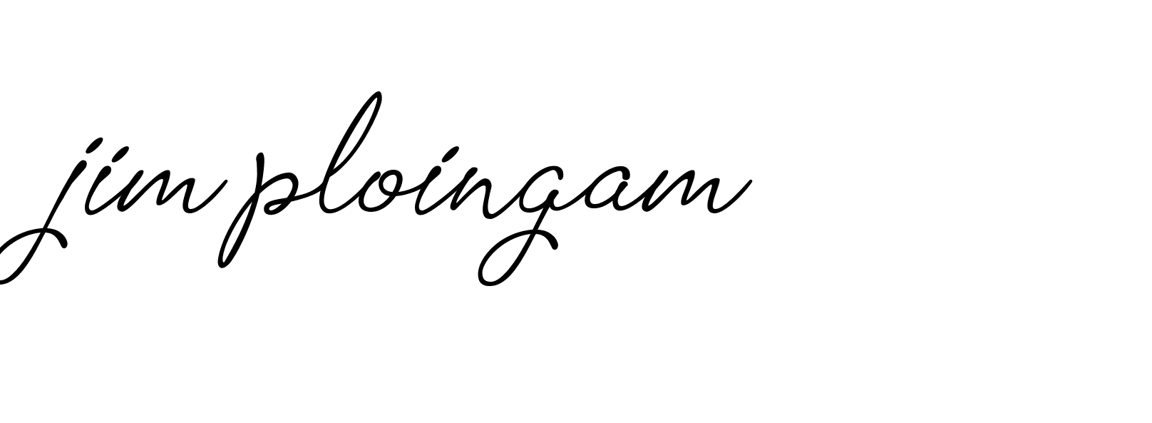 Signature of jim-ploingam