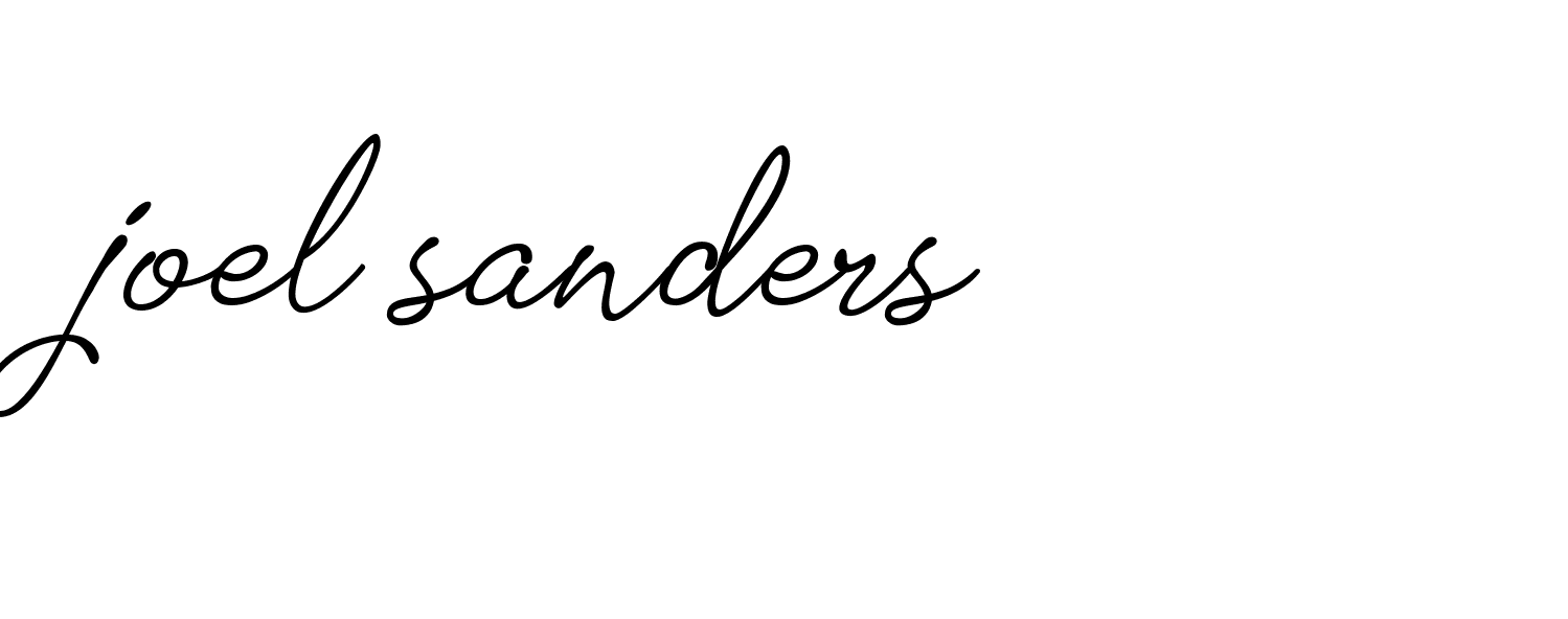 Signature of joel-sanders