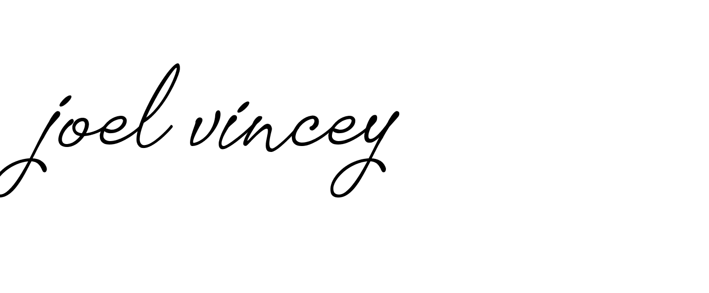 Signature of joel-vincey-