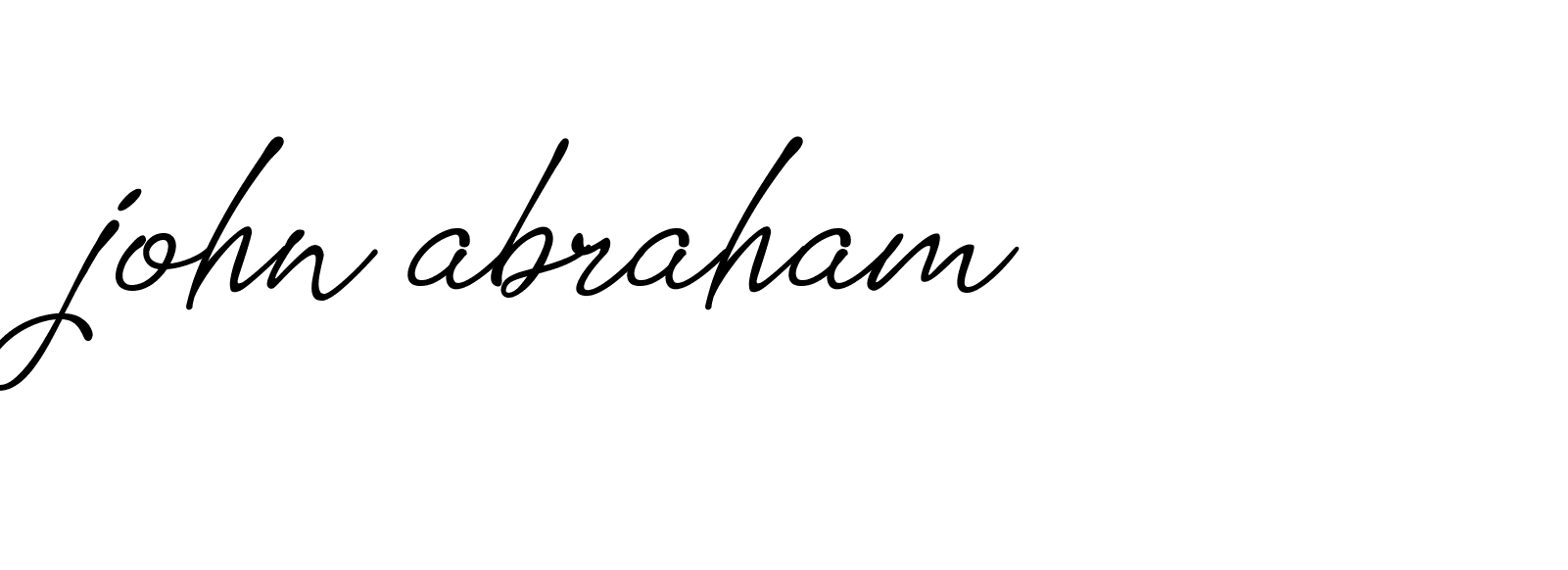 Signature of john-abraham