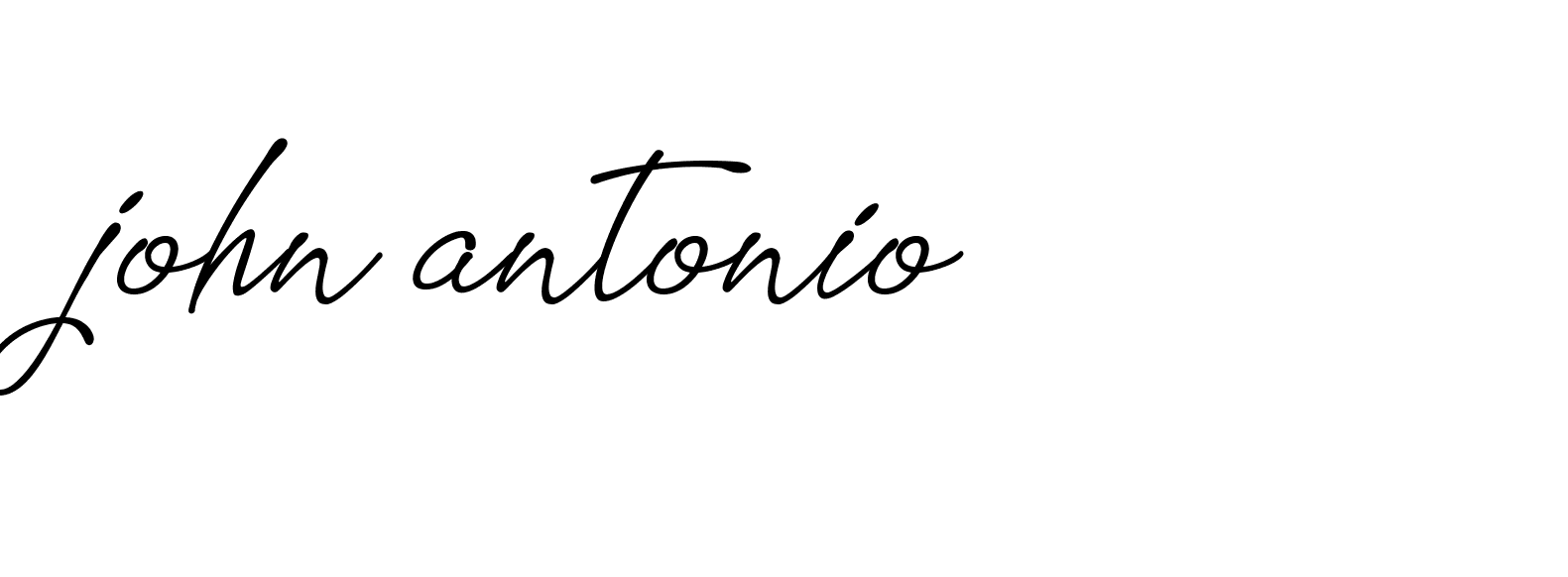 Signature of john-antonio-