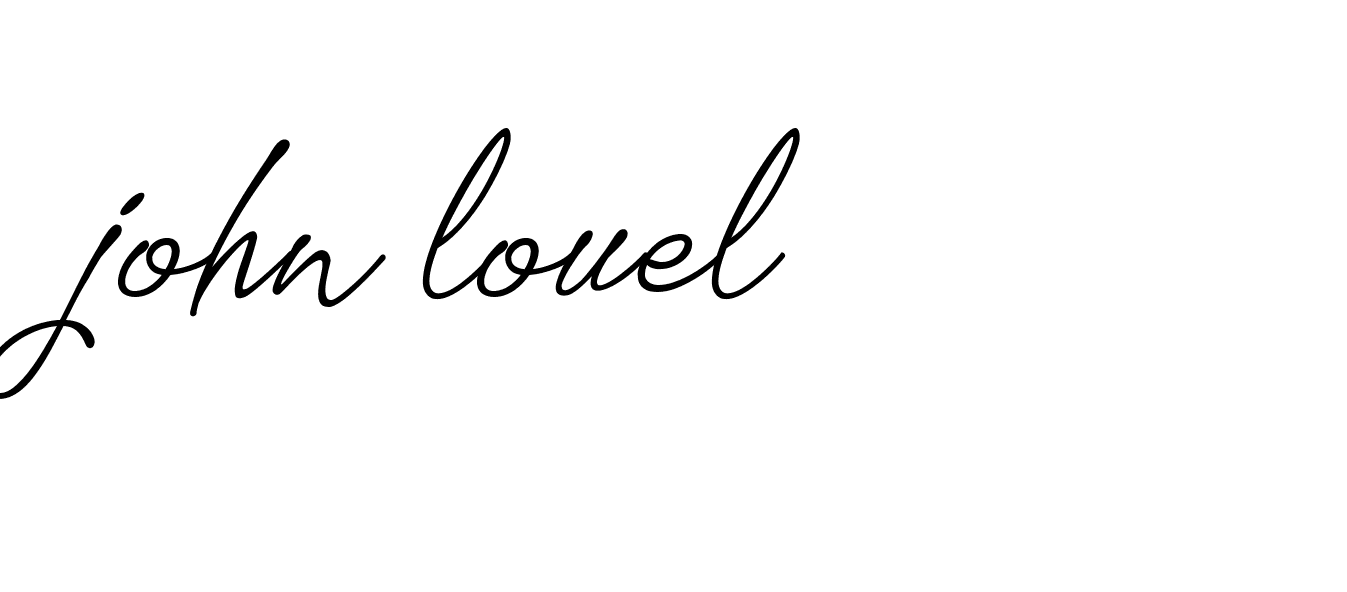 Signature of john-louel