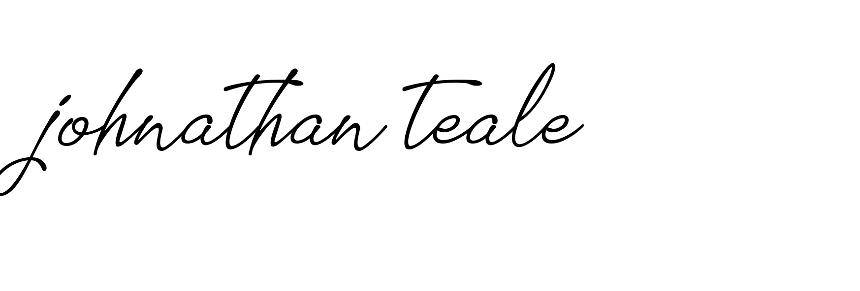 Signature of johnathan-teale