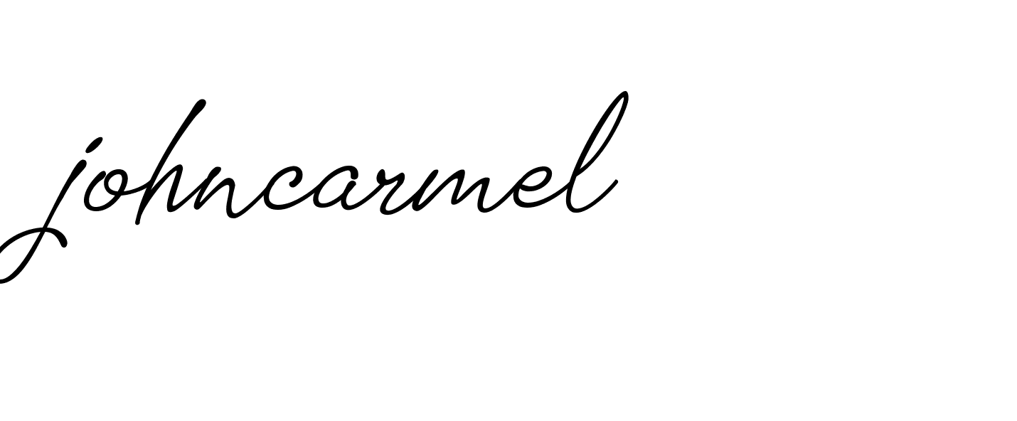 Signature of johncarmel