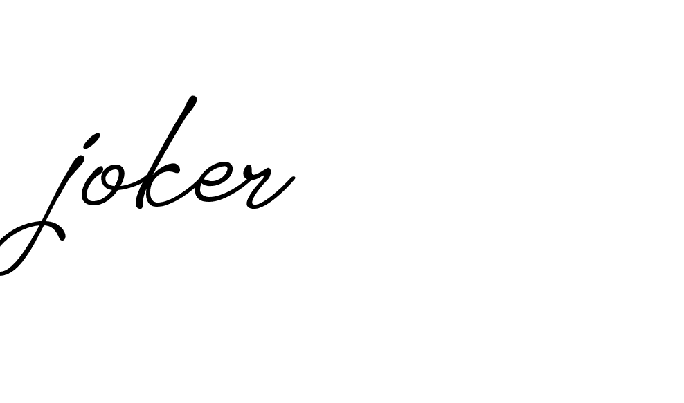 Signature of joker