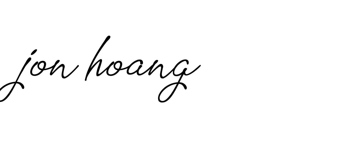 Signature of jon-hoang