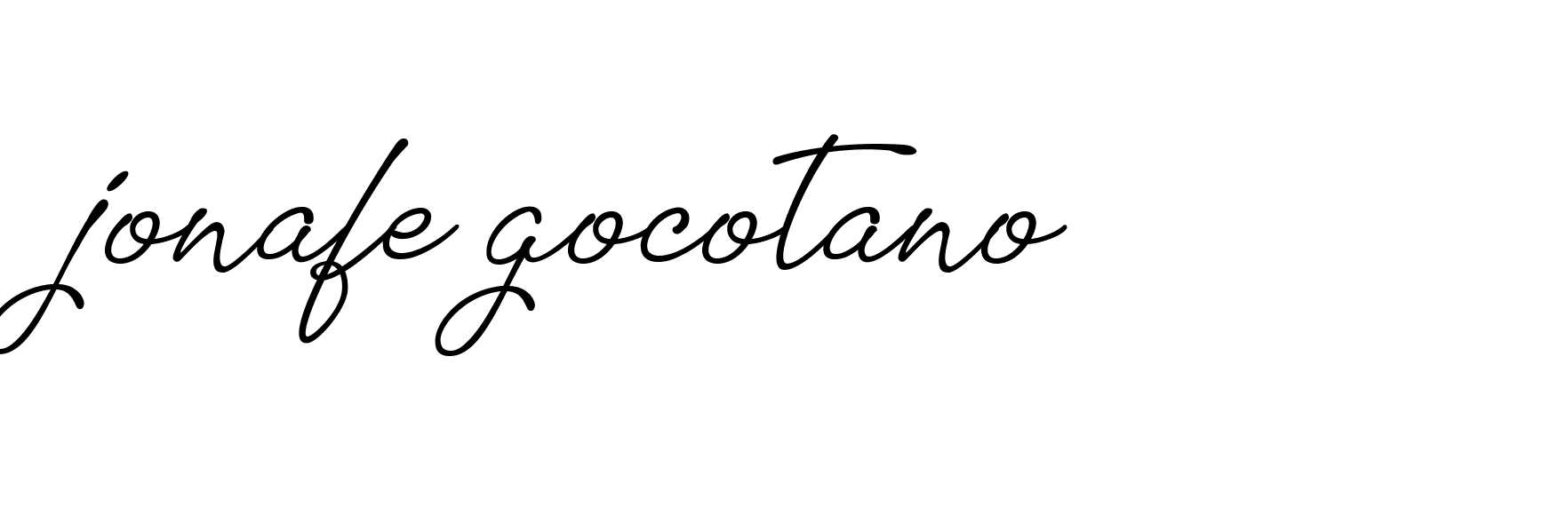 Signature of jonafe-gocotano