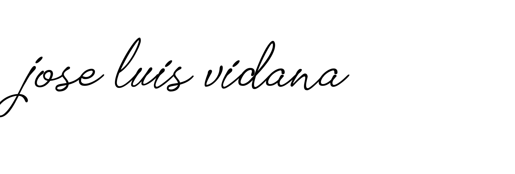 Signature of jose-luis-vidana