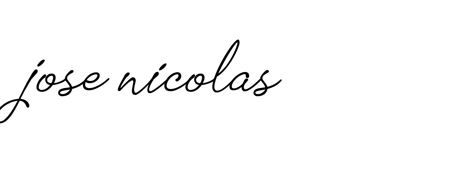 Signature of jose-nicolas