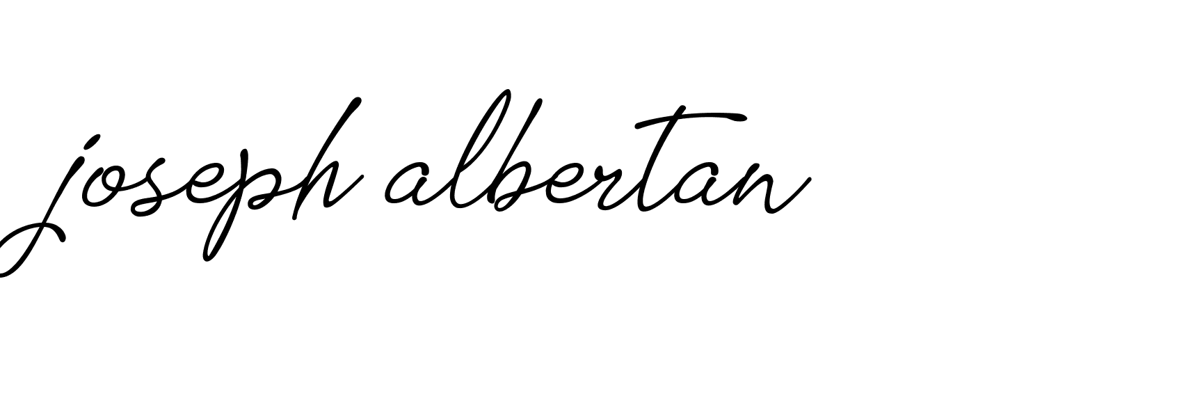 Signature of joseph-albertan