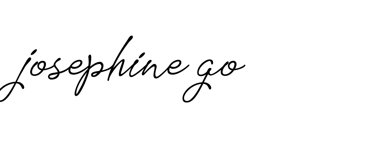 Signature of josephine-go