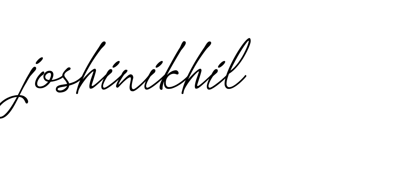 Signature of joshinikhil